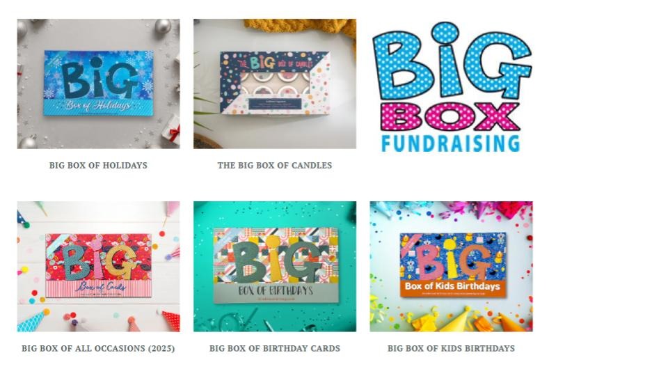 photos of card boxes