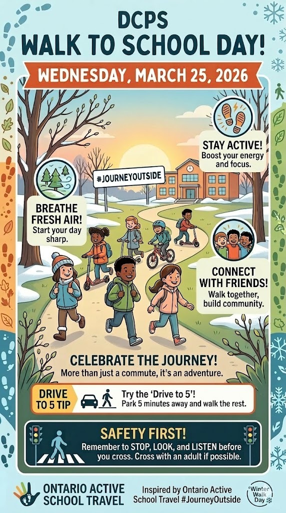 walk to school poster