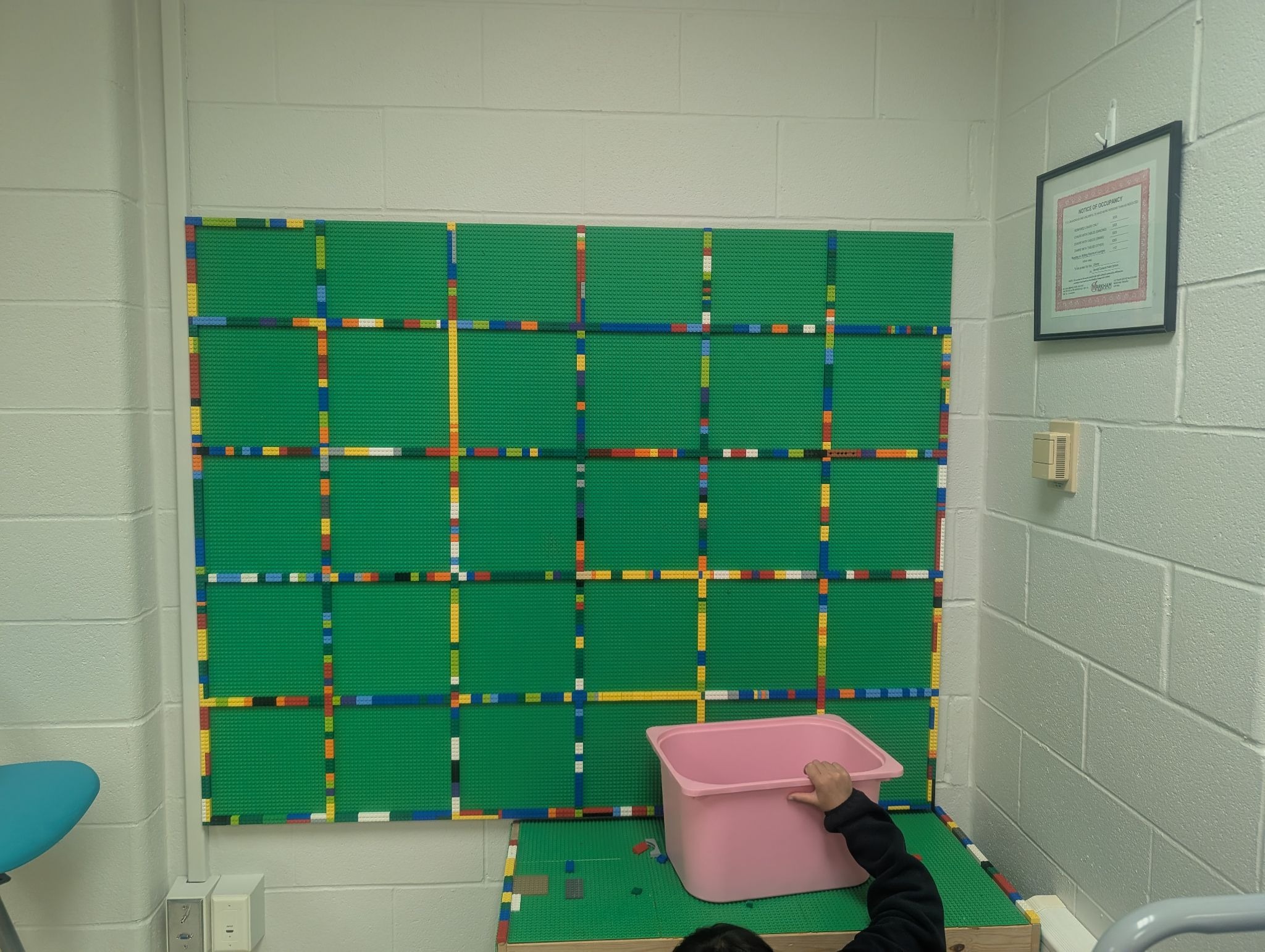 photo of lego wall